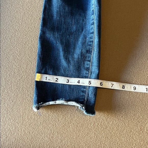 Agolde Sophie Crop Raw Hem Skinny Denim Jeans- 30 - Picture 13 of 13